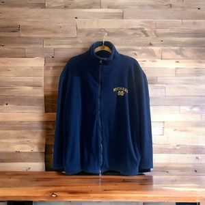 Michigan wolverines university of Michigan zip ip fleece size M
